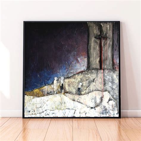 Golgotha Painting - Etsy