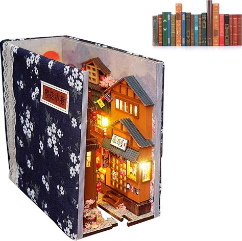 Amazon Hulzogul 3D Wooden Puzzle Bookend DIY Book Nook Kit Alley