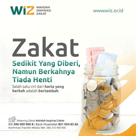 Zakat Berkahnya Tiada Henti Wahdah Inspirasi Zakat