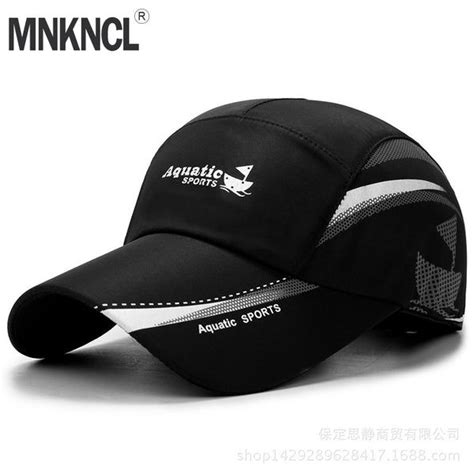 New Summer Baseball Cap Men Breathable Quick Drying Mesh Hats Women