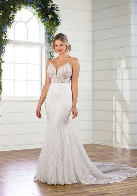 D2887 Mermaid Wedding Dress By Essense Of Australia WeddingWire