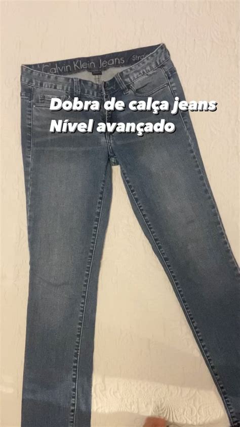 danielasimasorganiza on Instagram Dobra de calça jeans nível avançado