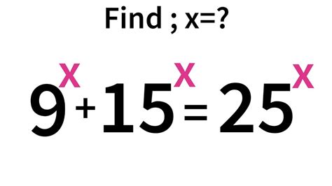 A Nice Exponential Equation Solving By Online Math Tutor Rashel Youtube