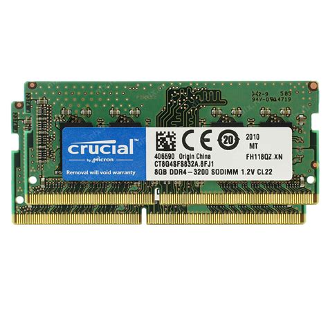 Crucial Gb Ddr Mhz Pc Laptop Sodimm Non Ecc Pin