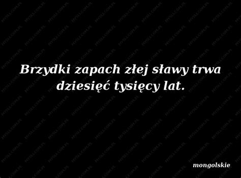 Przys Owia Mongolskie Powiedzenia Mysli Pl