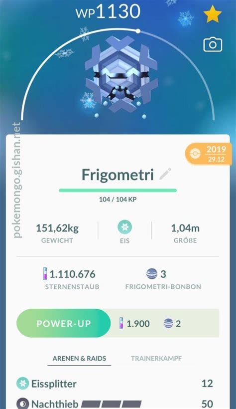 Cryogonal - Pokemon Go