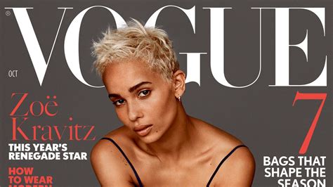 Zoe Kravitz Covers October Vogue British Vogue British Vogue