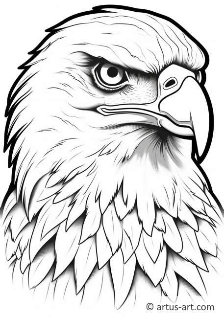 An Eagle S Head Is Shown In Black And White