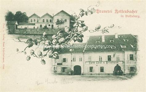 Voitsberg Brauerei Rottenbacher um 1900 Wiener Werkstätte Postkarten