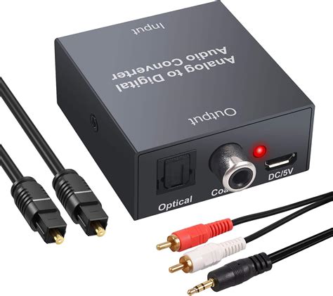 PROZOR DAC Convertitore Audio Analogico A Digitale Adattatore Da R L