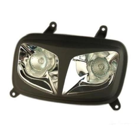 Double Optique Tun R R8 Noir Chrome MBK Booster Yamaha Bw S