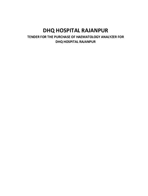 Fillable Online Dhq Hospital Rajanpur Fax Email Print Pdffiller