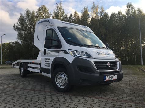 Auto Laweta Fiat Ducato R Kabina Sypialna Oficjalne