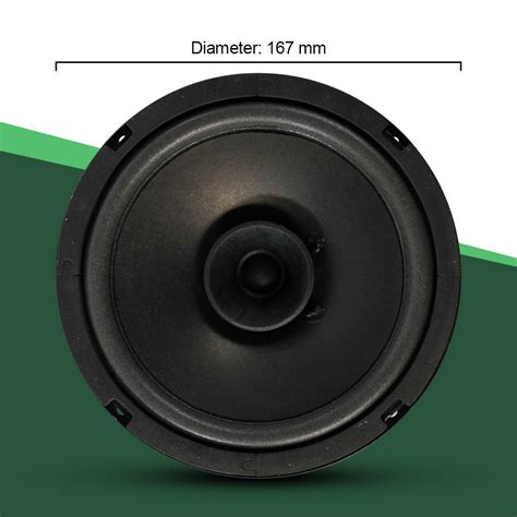 TaffSTUDIO Roadstar Speaker Subwoofer Mobil HiFi 6 5 Inch 100W 1 PCS