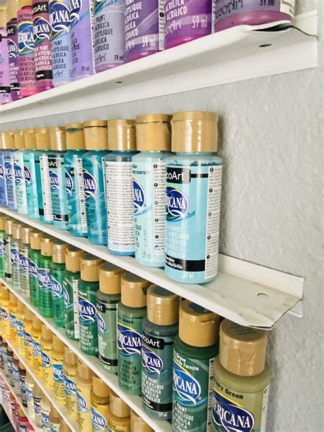 Tracys Wall Of Paint Paint Storage Tracy Weinzapfel In 2023