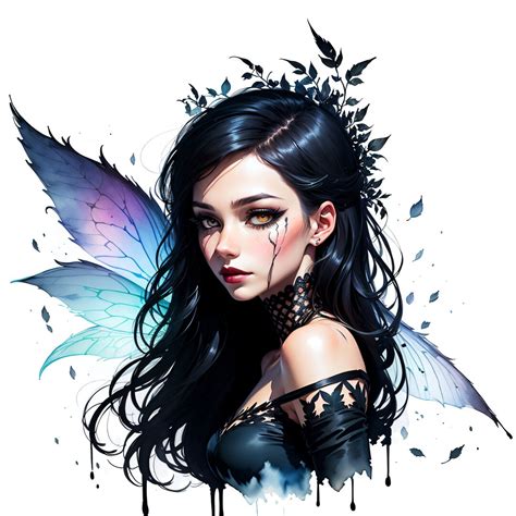 20 Beautiful Dark Fairy Clipart Png Bundle Beautiful Fairies Goth