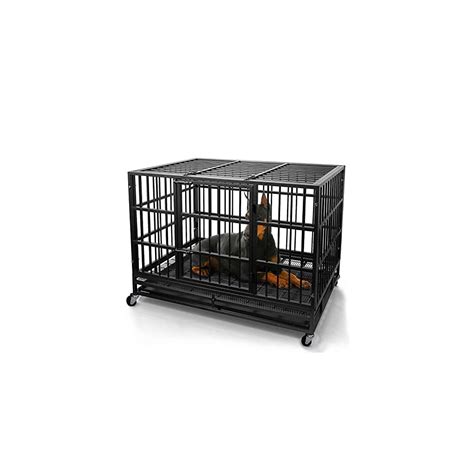 Wooden Double Doors Dog Crate - Buy Online