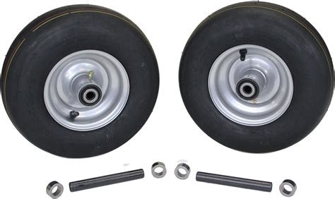 Noair® 2 Hustler Flat Free Wheel Assemblies 13x500 6