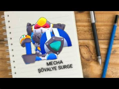 Mecha Şövalye Surge çizimi Mecha Paladin Surge drawing Brawl Stars