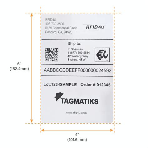 Tagmatiks Rfid Labels Rfid4u Store