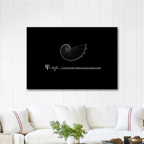 Golden Ratio Fibonacci Sequence Art Print Canvastar