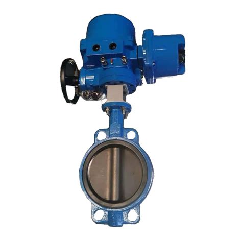 Electric Motor Actuated Control Butterfly Valve Tianjin Zhongfa Valve