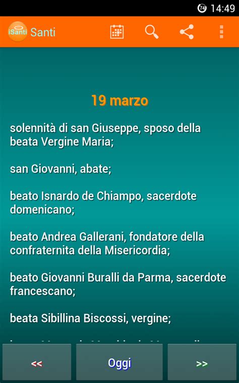 Santi Calendario Onomastici Amazon It Appstore For Android