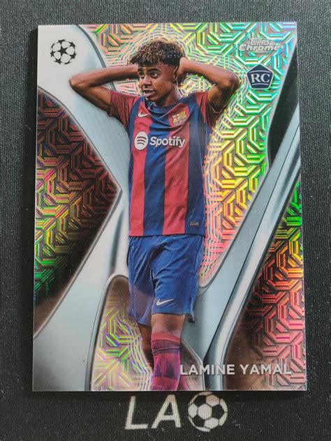 【la拍卖精品】2024 Topps Ucc Lamine Yamal 欧冠 新秀rc 巴萨 巴塞罗那 拉明 亚马尔 西班牙 Chrome迷宫