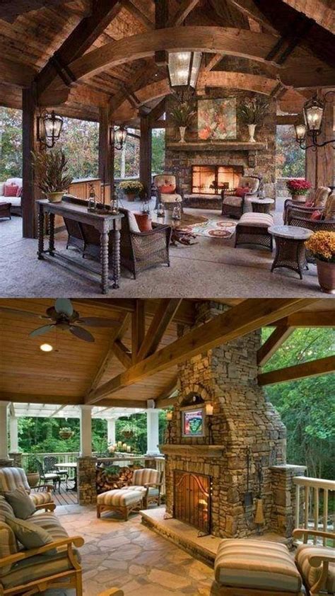 Amazing Outdoor Fireplace Designs Part 2 — Style Estate Outside Living Outdoor Living Areas