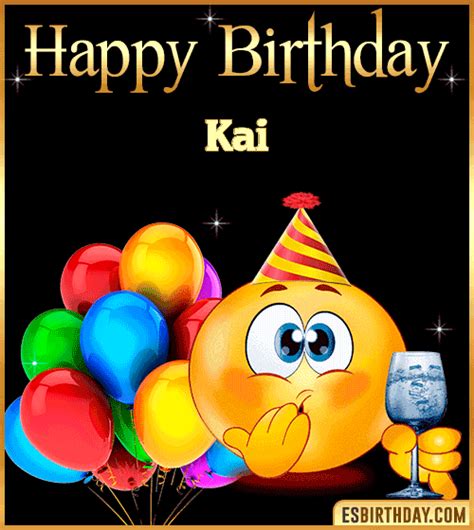 Happy Birthday Kai Images Animated Wishes Gifs