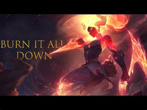 Nightcore Burn It All Down Ft Pvris Worlds Lyrics Youtube