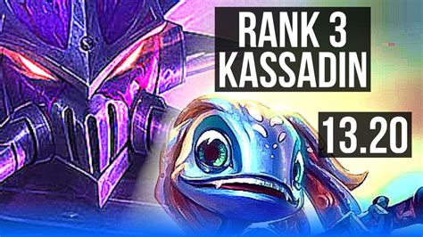 KASSADIN Vs FIZZ MID Rank 3 Kassadin Quadra Legendary 17 2 4