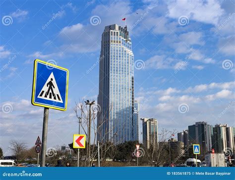 Isbank Headquarters At Levent Istanbul Turkey Editorial Image