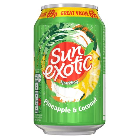 Sun Exotic Sparkling Pineapple Coconut 330ml Best One