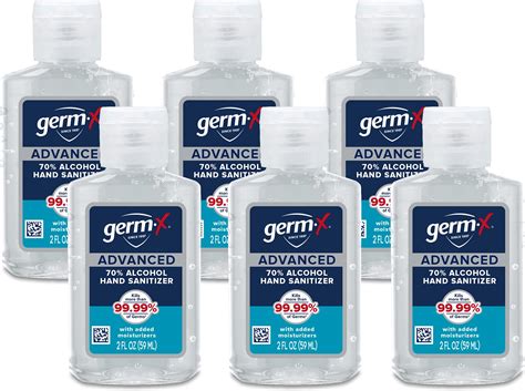 Germ X Advanced Hand Sanitizer Non Drying Moisturizing