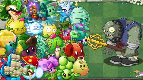 Pvz All New Plants Max Level Power Up Vs Gargantuar Bronze Version