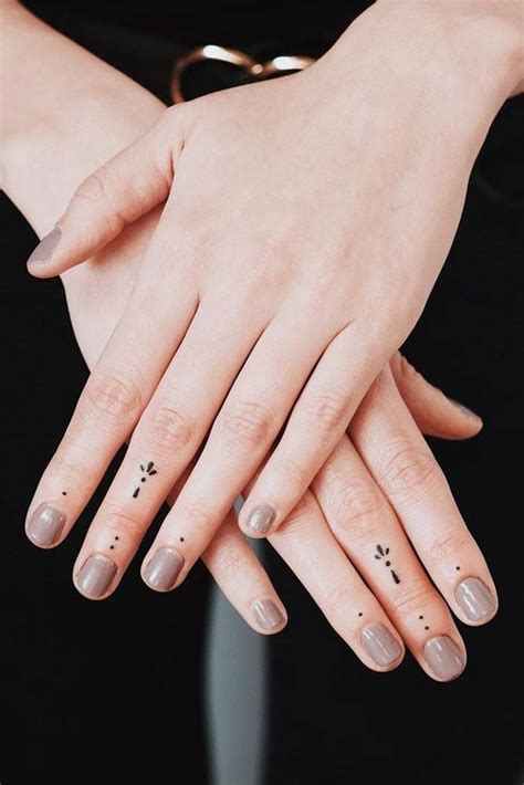 Top Amazing Ideas For Finger Tattoos Simple Finger Tattoo Tiny