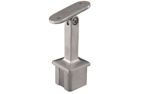 Square Adjustable Handrail Bracket Tube Flat Origin Architectural