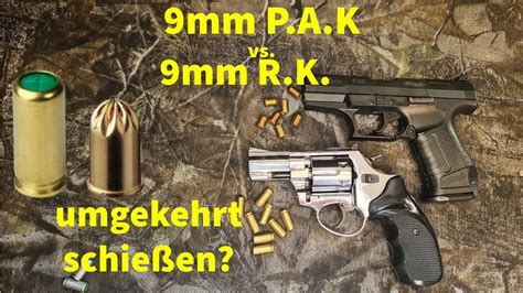 Kann Man Schreckschuss Mm P A K Pistolen Patronen In Mm R K Revolver