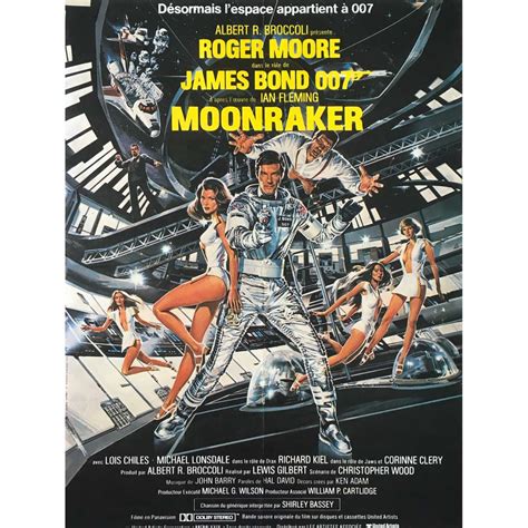 Moonraker French Movie Poster 15x21 In 1979