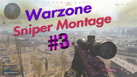 Warzone Sniper Montage 3 YouTube