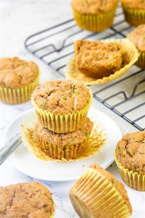 Eggless Zucchini Muffins Recipe Spice Up The Curry