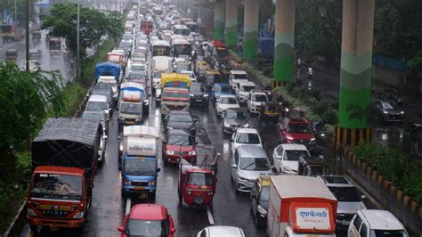 Due To Heavy Rain Road Traffic Affected In Mumbai City And Suburban