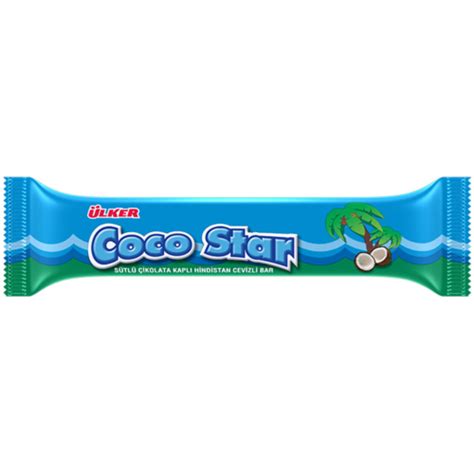 Купить Кокосовый батончик Coco Star с шоколадной глазурью, Ulker, 25 г ...