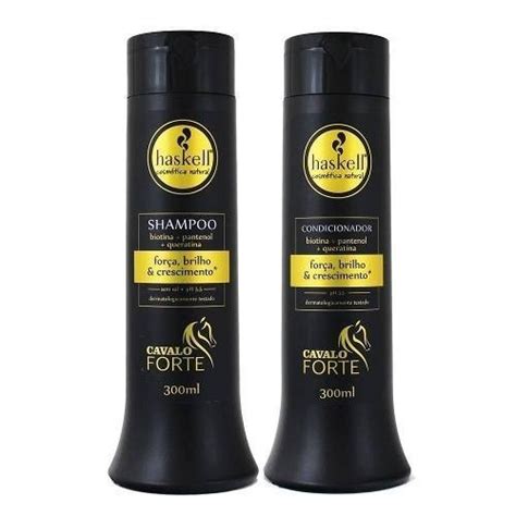 Kit Cavalo Forte Shampoo E Condicionador Ml Haskell Mercado Livre