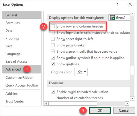 How To Hide Column And Row Headings In Excel Automate Excel