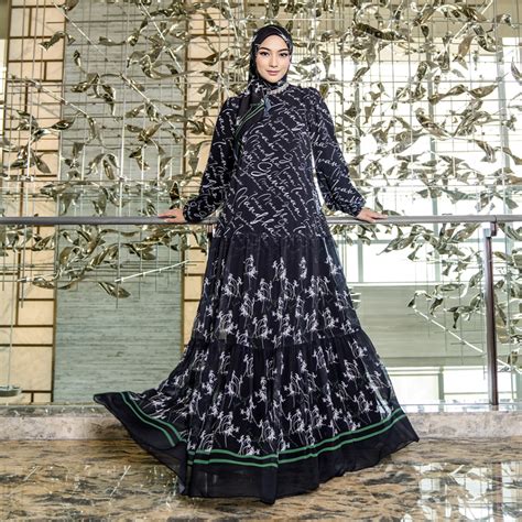 Jual MANDJHA Romantic Orchid Black Dress By IVAN GUNAWAN Busana