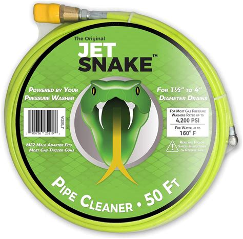 Sewer Jetter 50 Ft Jetsnake Drain Cleaner For Your Gas Pressure