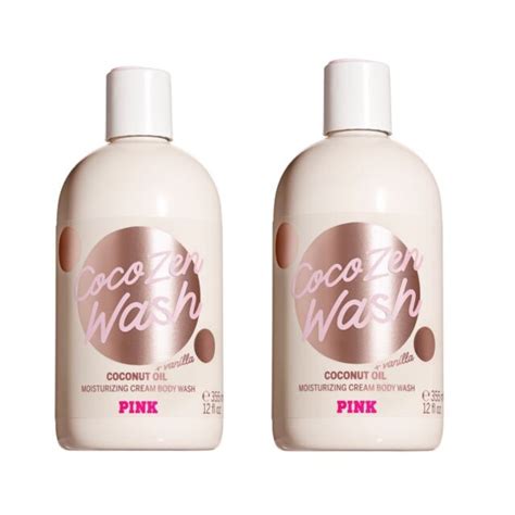 2victorias Secret Pink Coco Zen Vanilla Moisturizing Cream Body Wash