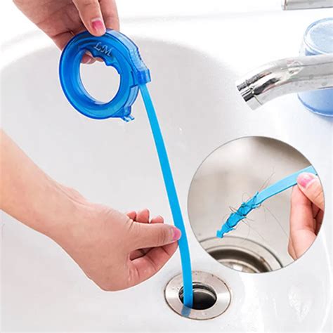 1pc Retractable Sink Pipe Dredge Tool Cleaner Anti Plugging Flexible